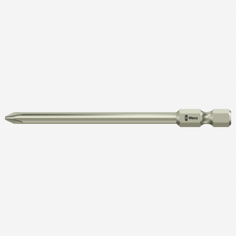 Wera 071081 #1 x 89mm Stainless Steel Phillips Power Bit