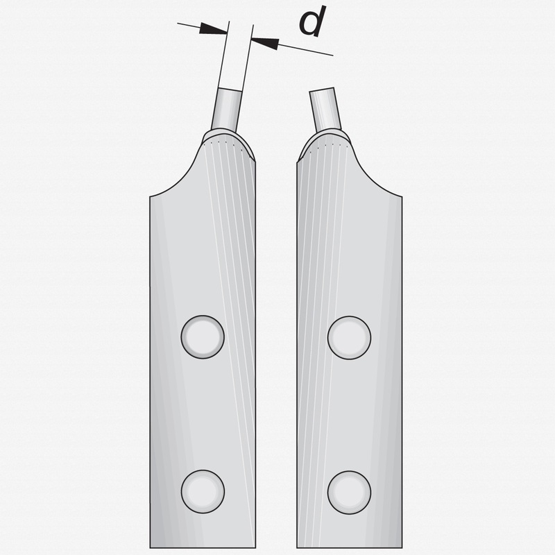 Gedore E-8000 J 5 Pair of spare tips, d 3.5 mm