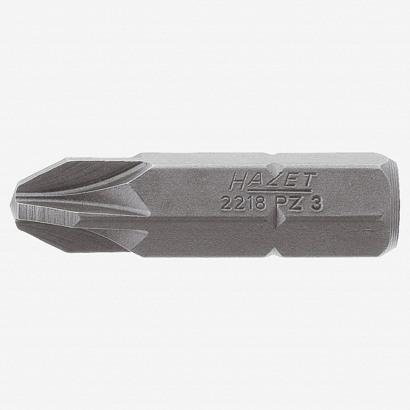 Hazet 2218-PZ3 Pozidriv #3 x 32mm Bit - 5/16 Drive