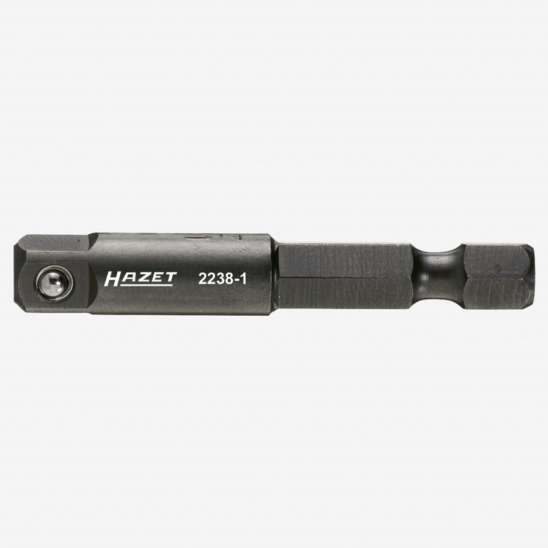 Hazet 2238-1 1/4" Hex to 1/4" Male Adapter - 50mm