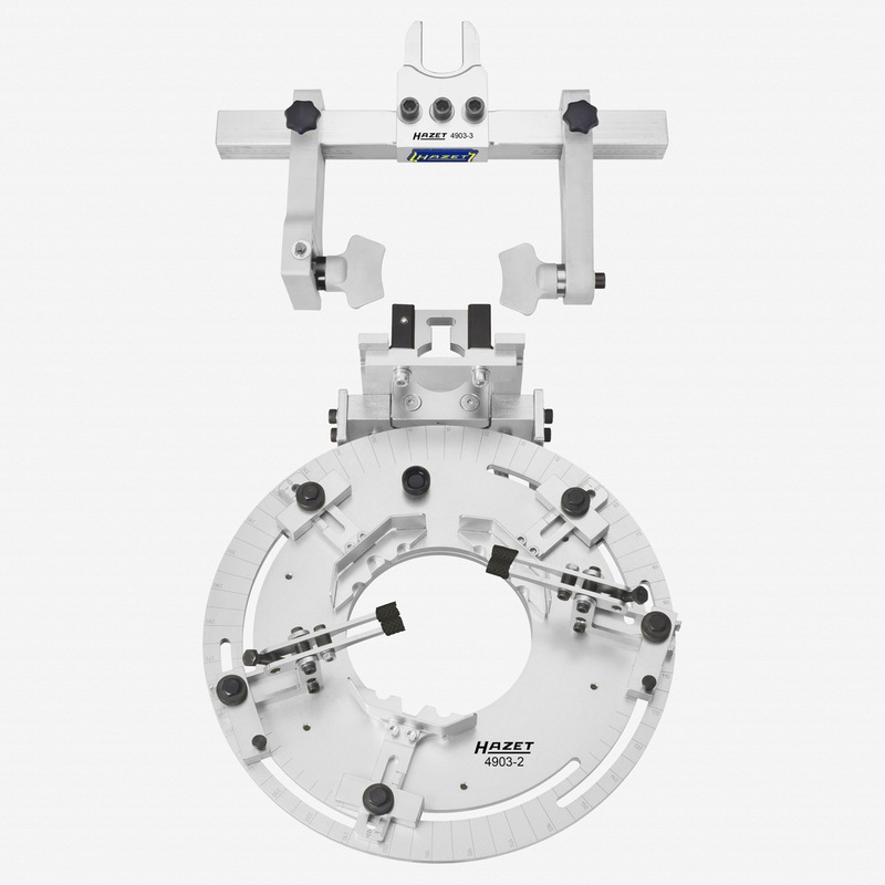 Hazet 4903/2 Clamping disc 4903-2 and universal tensioning jaw, adjustable 4903-3, 2 pieces