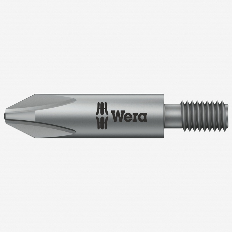 Wera 065110 PH #2 x 33mm Phillips Bit, M 5 Thread Drive