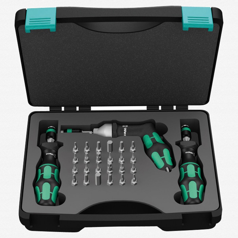 Wera 350451 2.5 - 55 in-lbs Adjustable Torque Screwdriver Set