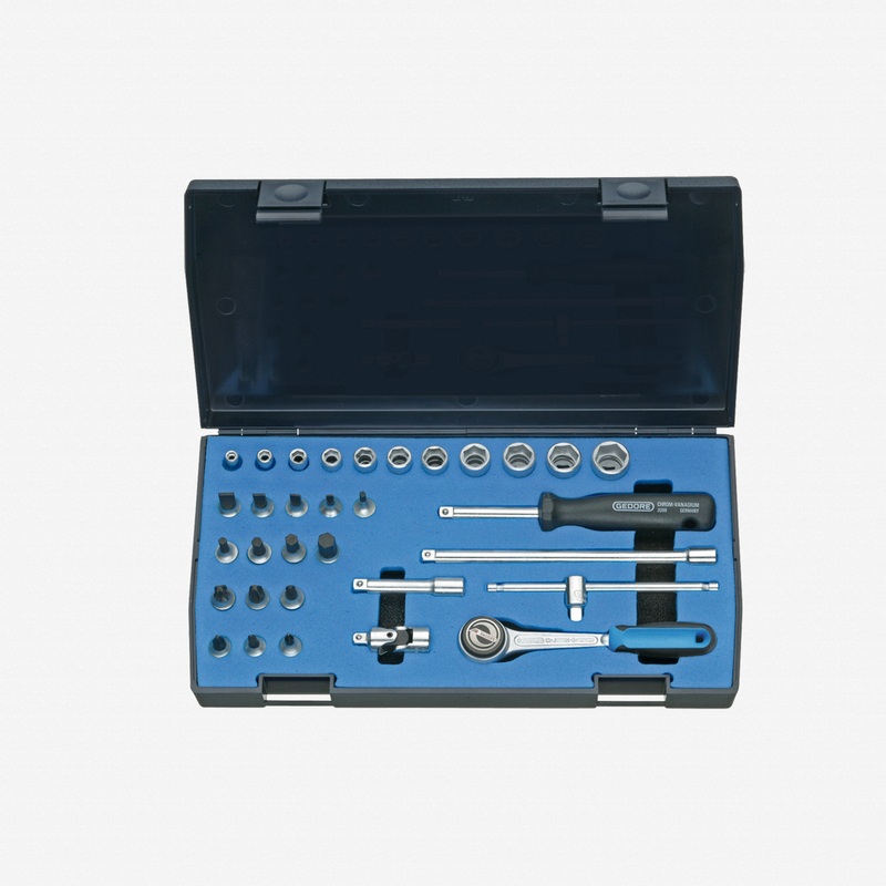 Gedore 20 IMU-3 Hex IN-IS-PH-PZ Socket Set 1/4