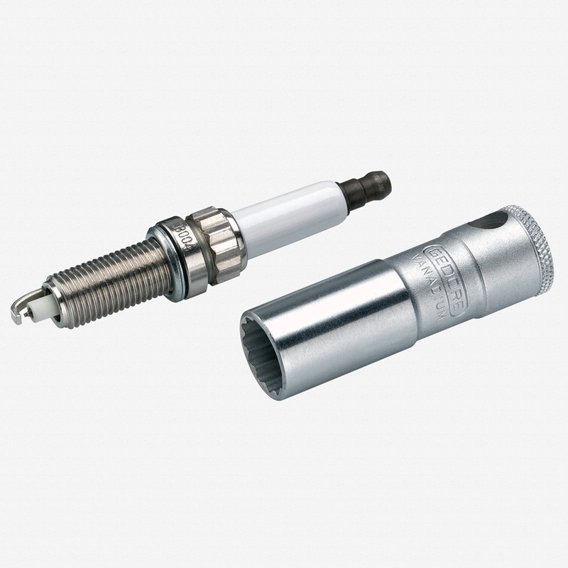Gedore D 55 Spark plug socket with retention spring 14 mm 3/8"