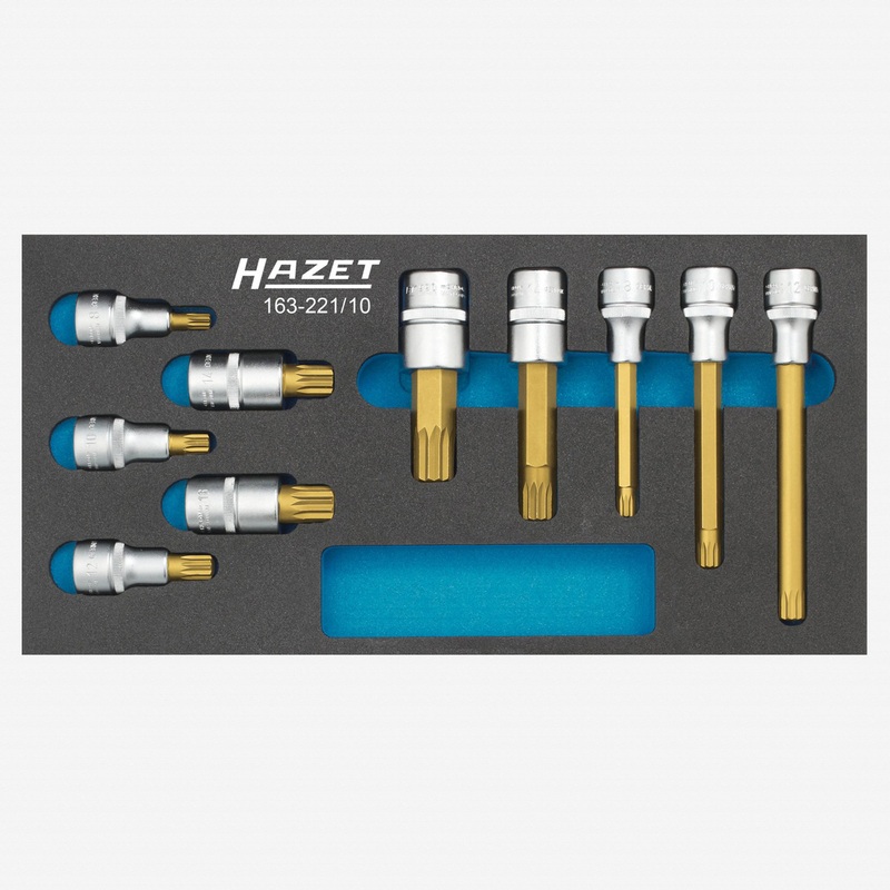 Hazet 163-221/10 Screwdriver socket set