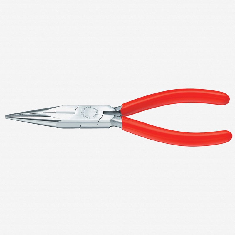 Knipex 5" Snipe Nose Side Cutting Pliers (Radio Pliers) - Chrome Plastic Grip