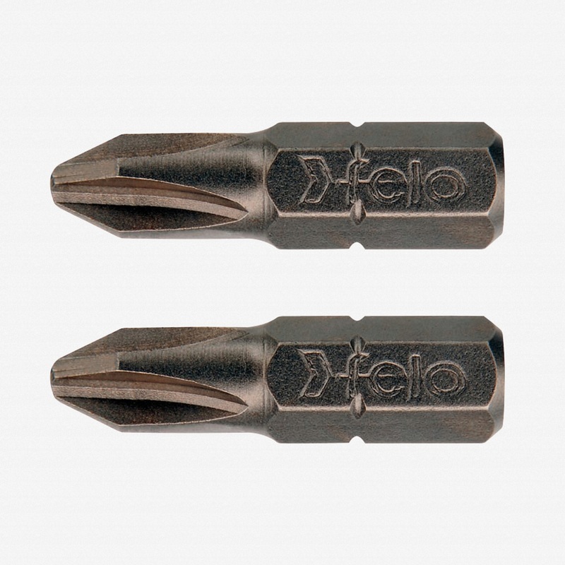 Felo Phillips #1 x 25 mm Bits  - 2 Pieces