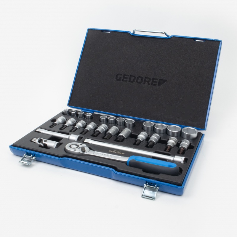Gedore 19 IMU-10 Hex Socket Set 1/2