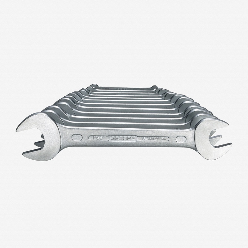 Gedore 6-122 ISO Double open ended spanner set 12 pcs 6-34 mm
