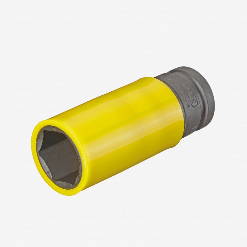Gedore K 19 LS 22 Impact socket 1/2" with protective sleeve, 22 mm