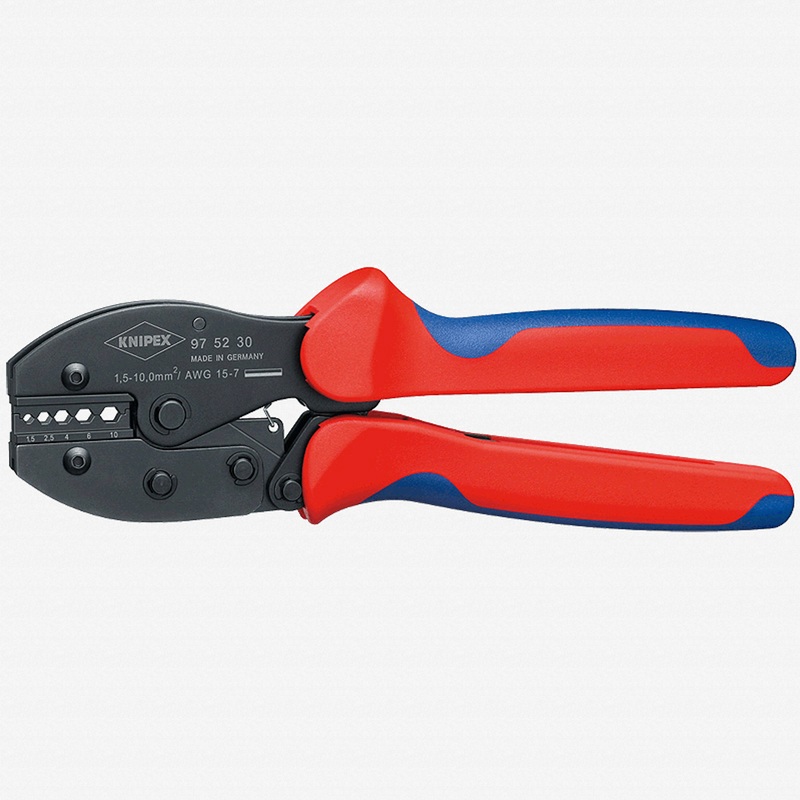 Knipex PreciForce Crimping Pliers - non-insulated butt connectors