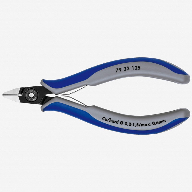 Knipex Precision Electronics Diagonal Cutters Pointed Head w/ Very Small Bevel - MultiGrip
