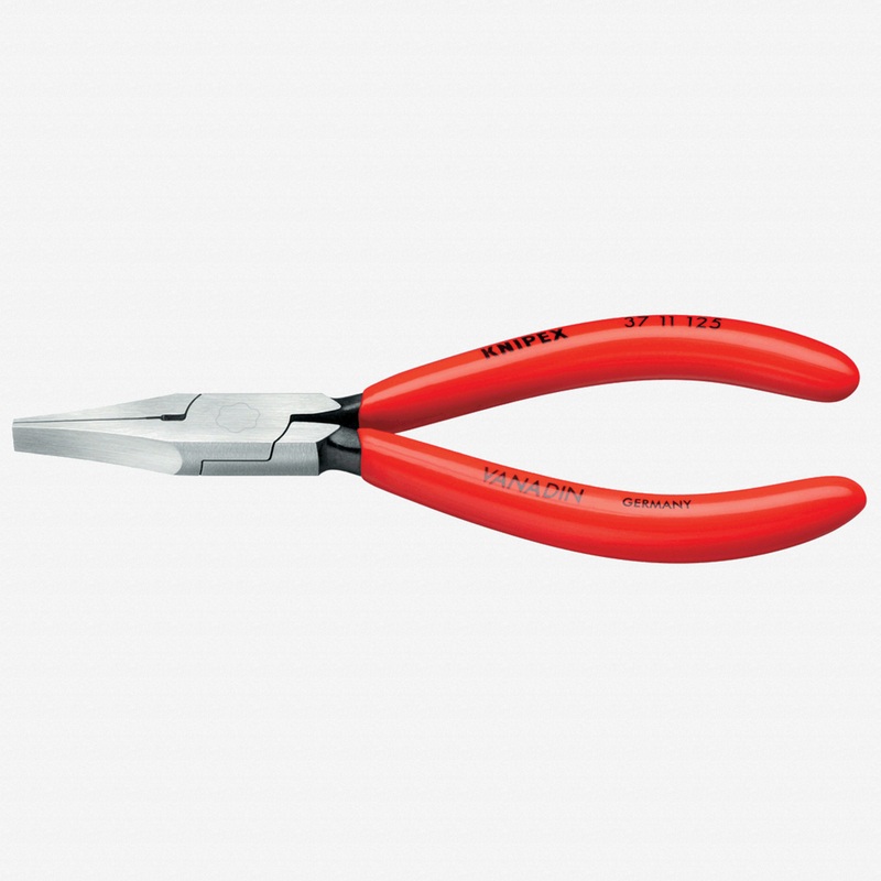 Knipex Precision Mechanic's Gripping Pliers (flat jaws) - Plastic Grip