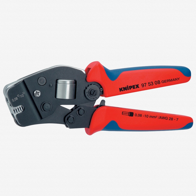 Knipex Self-Adjusting Crimping Pliers - End Sleevs (ferrules) also parallel loading