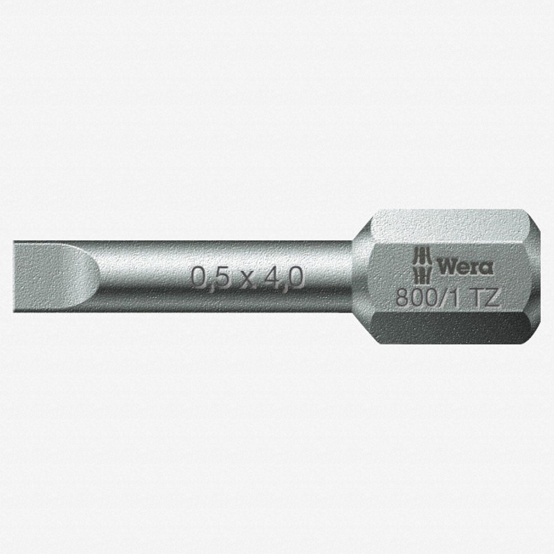 Wera 056210 0.6 x 4.5 x 25mm Slotted Torsion Bit
