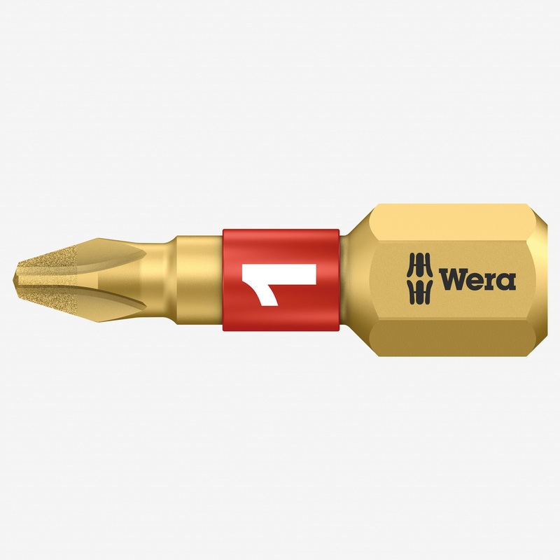 Wera 056400 #1 x 25mm Phillips BiTorsion Diamond Coated Bit