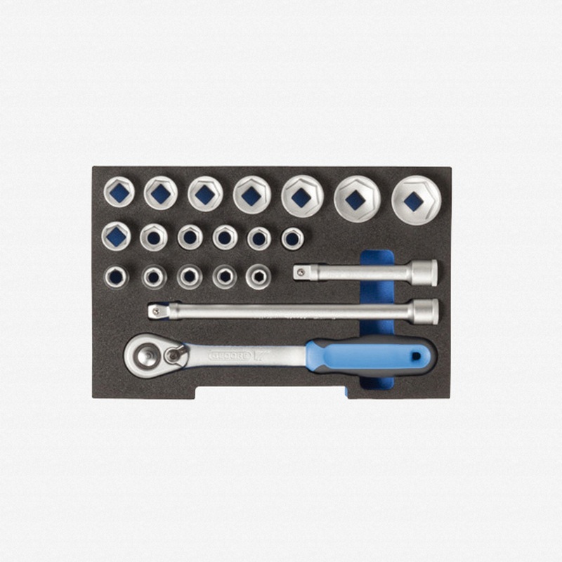 Gedore 1100 CT1-19 Socket set 1/2