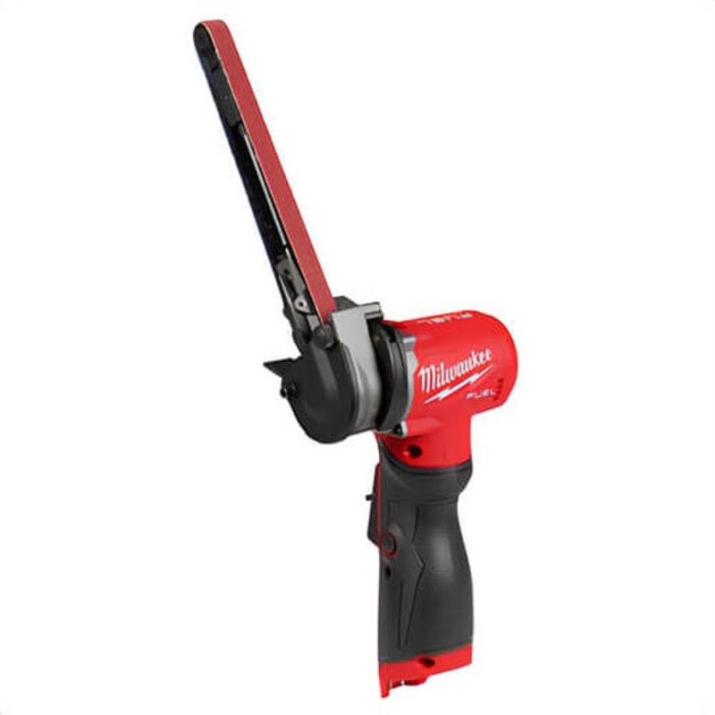 Milwaukee 2482-20 M12 Cordless File, 1/2 in W Belt x 18 in L, 12V, M12 Redlithium Battery