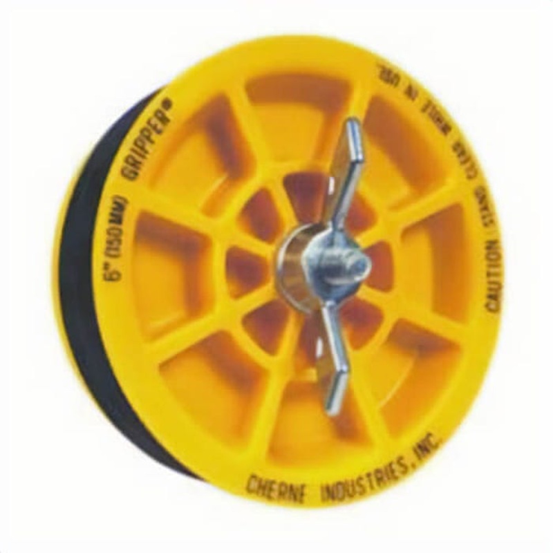 Oatey 270261 Gripper Mechanical Pipe Plug, 6 in Pipe, 17 psi, ABS