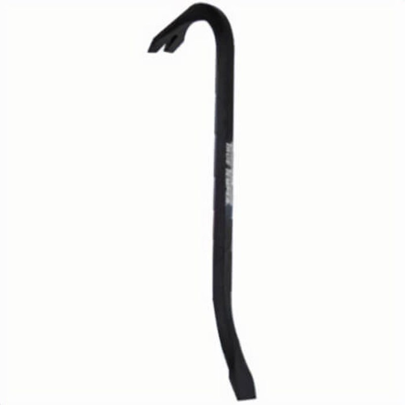 True Temper 1169800 Gooseneck Wrecking Bar, Flat Tip, 18 in OAL, Alloy Steel