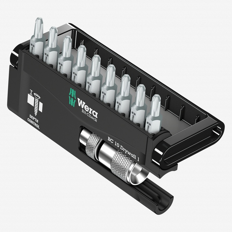 Wera 136011 Drywall Construction/9 Bit-Check Set