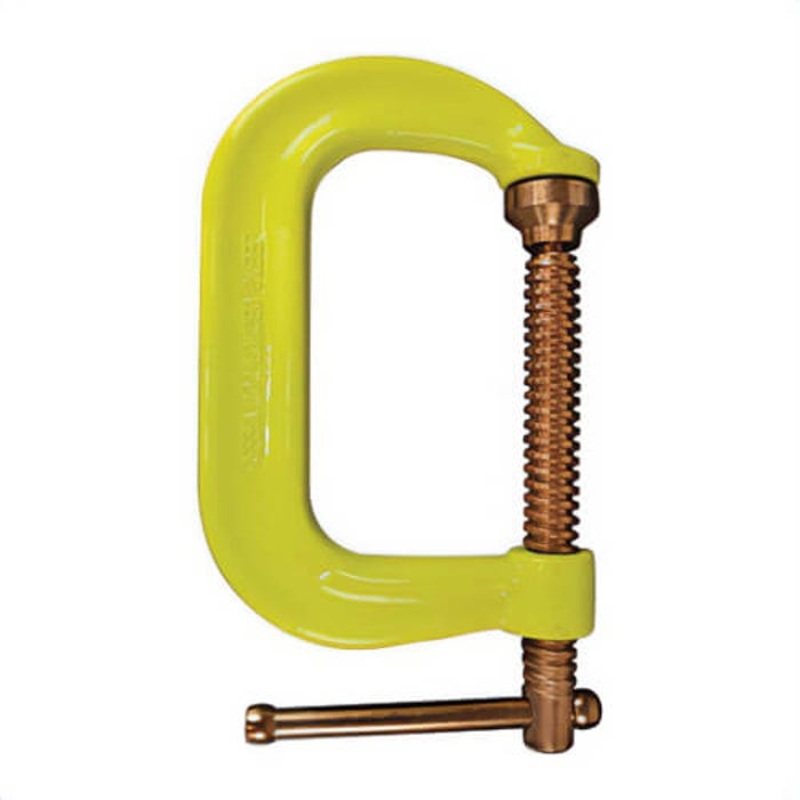 Bessey CDF408CHV CDFCHV Regular Duty C-Clamp, 5 in D Throat, 0-8 in Clamping