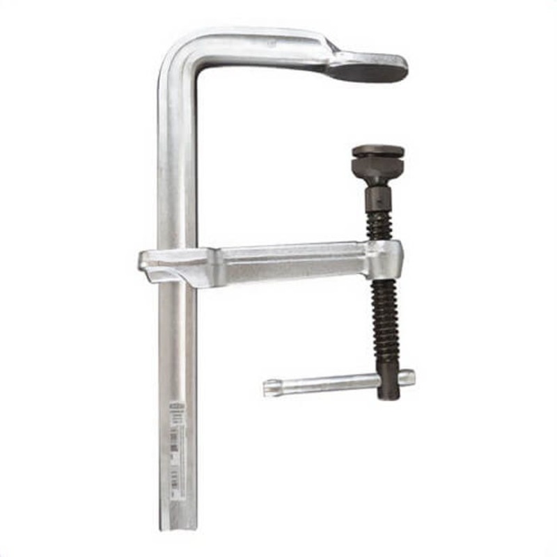Bessey ClassiX GSM40 Regular Duty F-Style Bar Clamp, 5-1/2 in D Throat, 16 in Clamping, Replaceable Swivel
