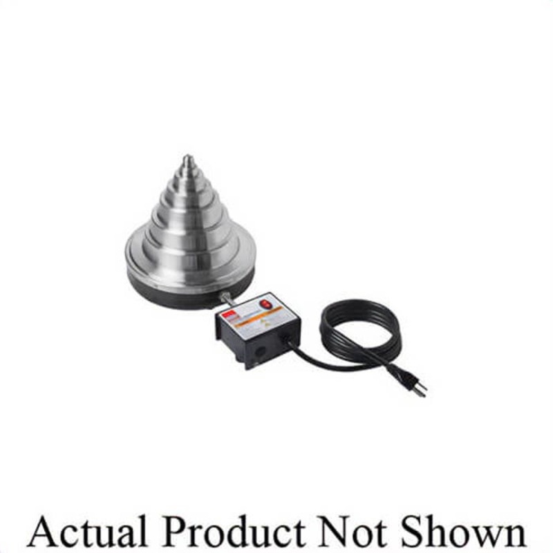 Bessey GCS-NCB Non-Induction Cone Bearing Heater, 3/5 to 8-1/4 in, 120 VAC, 725 W Power Rating