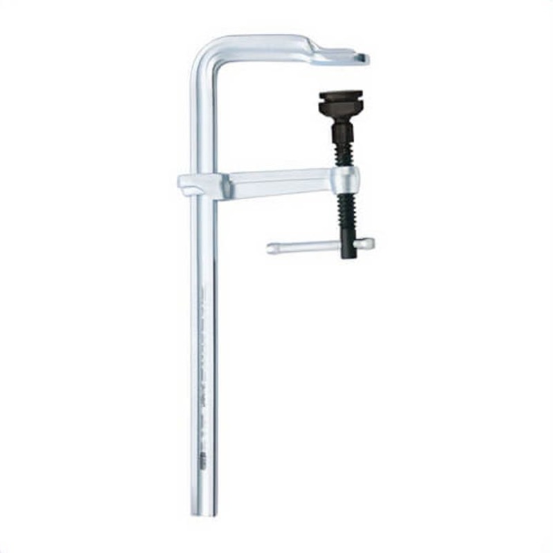 Bessey SQ-12 Regular Duty F-Style Bar Clamp, 5-1/2 in D Throat, 12 in Clamping, Replaceable Swivel