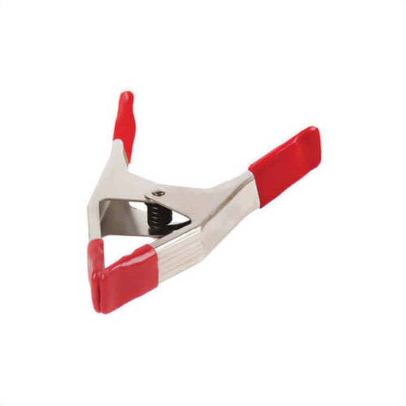 Bessey XM5 Light Duty General Purpose Spring Clamp, 1 in W Jaw, 2 in Clamping, 2-1/4 in D Throat, Steel