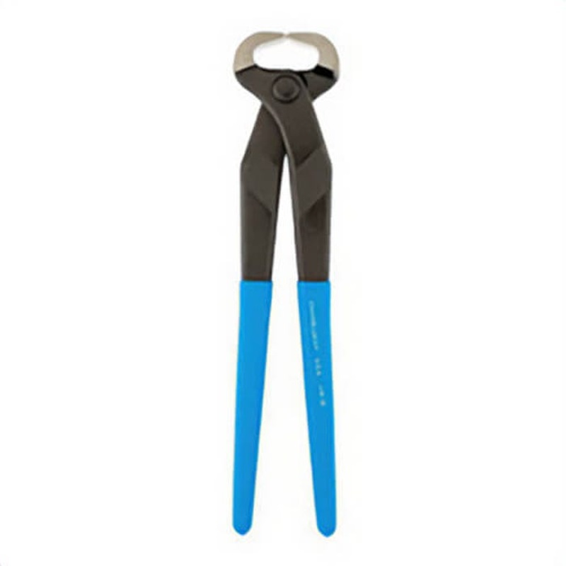 Channellock 148-10 End Nipper, 0.047 to 0.091 in Medium Hard Wire/0.162 in dia Max Soft Wire Cutting, 0.62 in Jaw, 10 in L, Plastic Handle