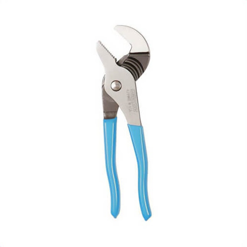 Channellock 428 Tongue and Groove Plier, 1-1/2 in, 1.12 in L x 0.4 in thick Straight C1080 High Carbon Steel Jaw, 8 in OAL