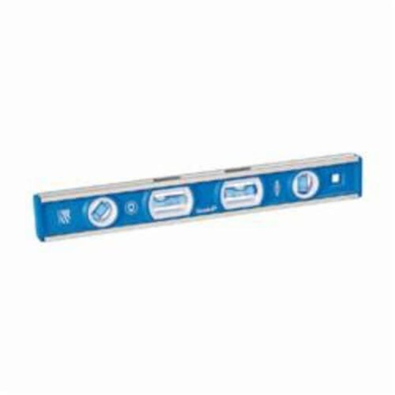 Empire EM81.12 True Blue E81 Heavy Duty Magnetic Tool Box Level, 24 in L, 3 Vials, Aluminum