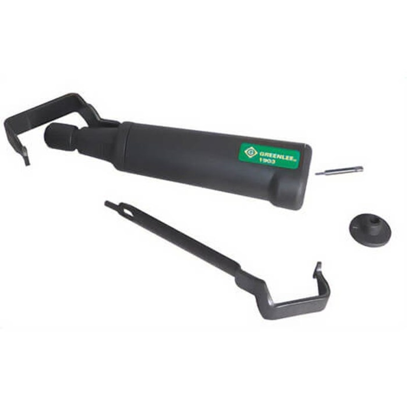 Greenlee 1903 Cable Stripper, Lightweight, 0.18 to 1.57 in Cable, 7 in OAL, Shearing 8 AWG to 1250 kcmil, High Carbon Steel Jaw