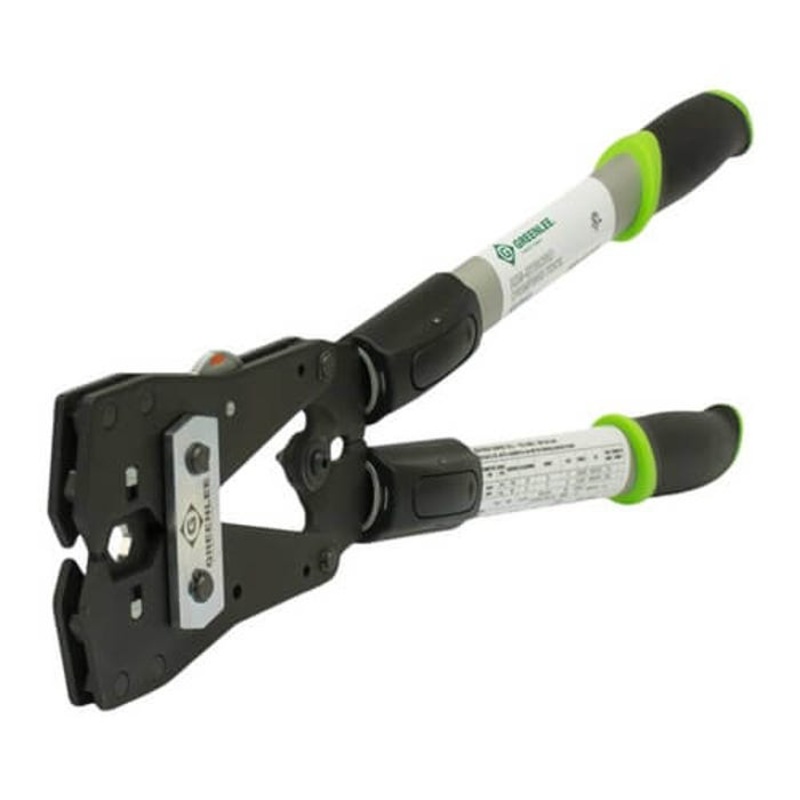 Greenlee K09-SYNCRO Mechanical Crimper, Series K Series, 23.62 to 29.52 in OAL, Shearing 1 AWG to 250 kcmil, Locking/Extendable Handle