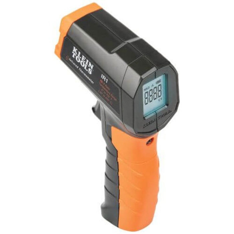 Klein IR1 Infrared Digital Thermometer with Targeting Laser, Optical Resolution (Distance-to-Spot) of 10:1