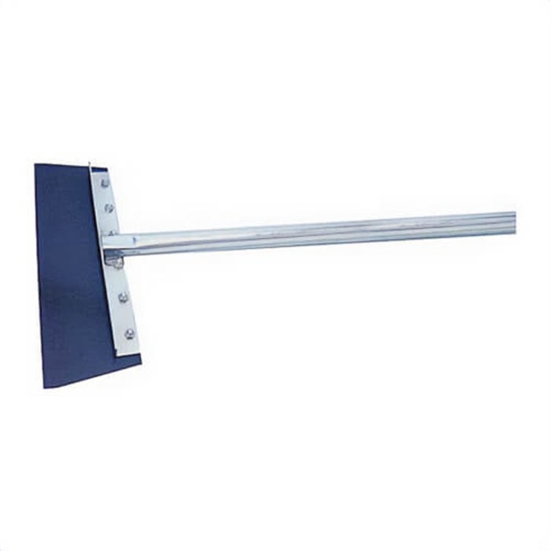 Marshalltown 16398 Floor Scraper with Handle, 4 in L x 20 in W, Spring Steel Blade, Steel Handle