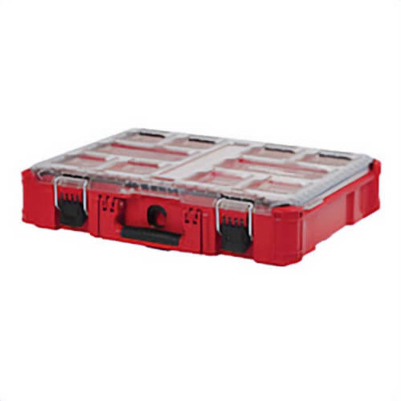 Milwaukee Packout 48-22-8430 Impact-Resistant Tool Organizer, 4.61 in H x 15 in W, Polymer, Red