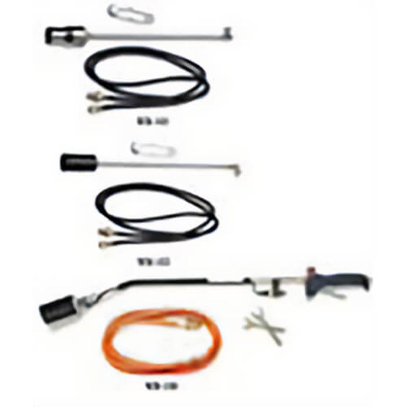 Western Enterprises WESWB-100 Flame Tool Kit Professional Weed Burner with Button Igniter