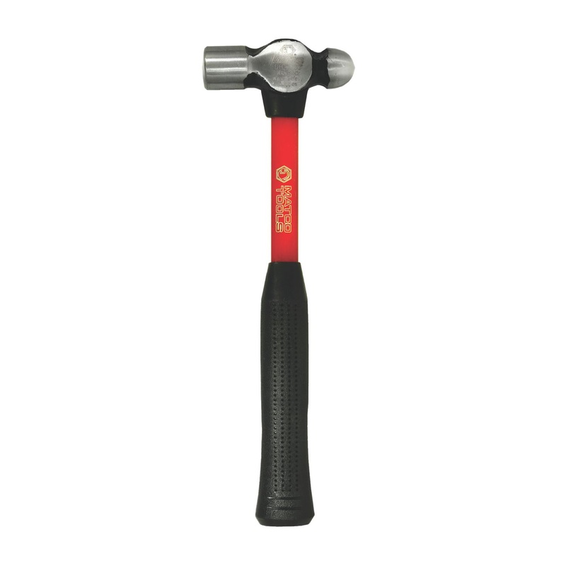 16 OZ BALL PEEN HAMMER WITH FIBERGLASS HANDLE