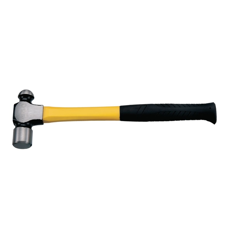 24 OZ BALL PEEN HAMMER WITH FIBERGLASS HANDLE