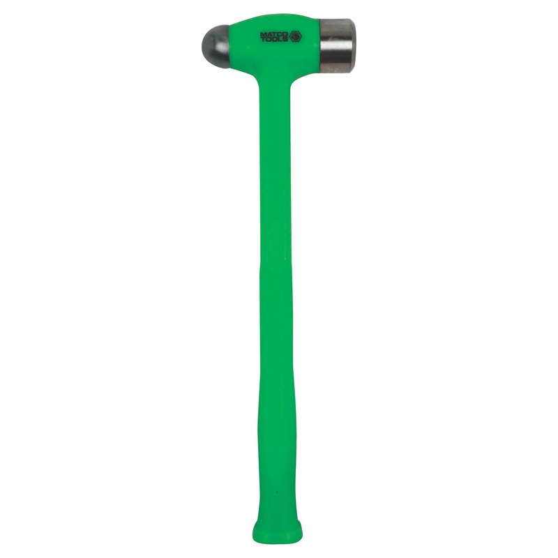40 OZ. DEAD BLOW STEEL FACE BALL-PEEN HAMMER GREEN