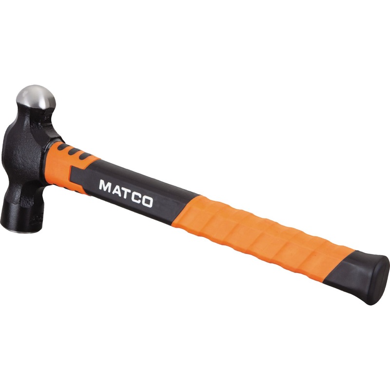 48 OZ BALL PEEN HAMMER WITH FIBERGLASS HANDLE