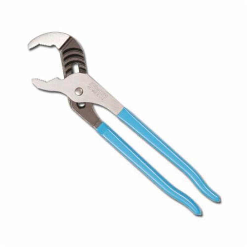 Channellock 442 Tongue and Groove Plier, 2-1/4 in Nominal, 1-1/2 in L x 1/2 in Thick 1080 High Carbon Steel V-Shape Jaw, 12 in OAL