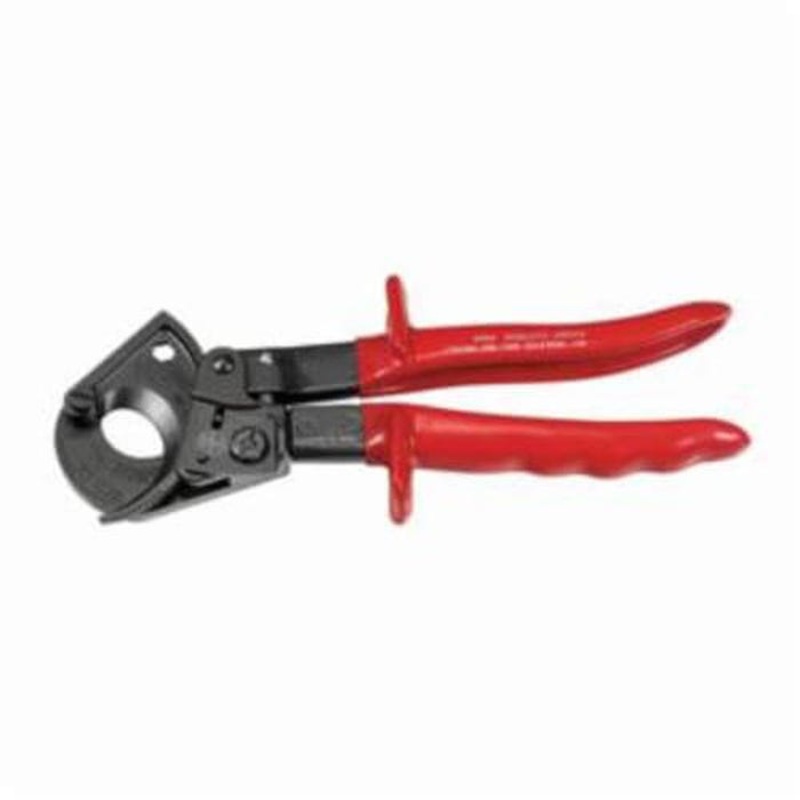 Klein 63060 Ratcheting Cable Cutter, 400 kcmil Copper, 600 kcmil Aluminum, 1-1/8 in Communications Cable, 10-1/4 in OAL