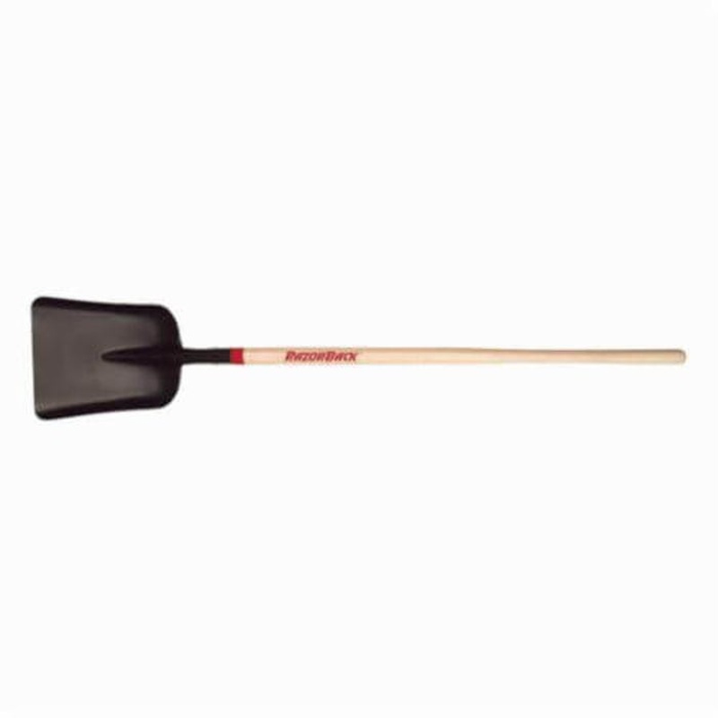 Razor-Back 79805 Scoop Shovel, Steel Blade, 48 in Handle Length, Hardwood Handle