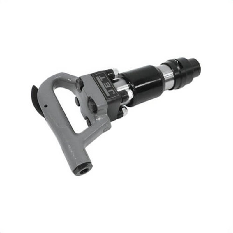 JET 550620 4-Bolt Round Shank Heavy Duty Chipping Hammer, 1-1/8 in dia Bore, 2300 BPM, 3 in L Stroke, 90 psi, Standard Retainer