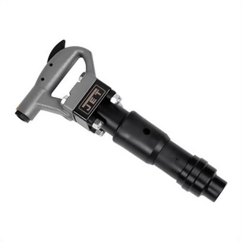 JET 550622 4-Bolt Round Shank Heavy Duty Chipping Hammer, 1-1/8 in dia Bore, 1700 BPM, 4 in L Stroke, 90 psi, Standard Retainer