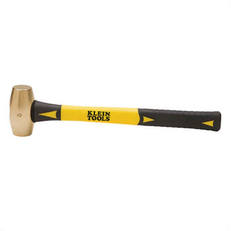 Klein 819-03 Non-Sparking Hammer for use with Non-Sparking Environments, 3 lb
